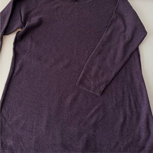 Purple Long Sleeve tunic sweater